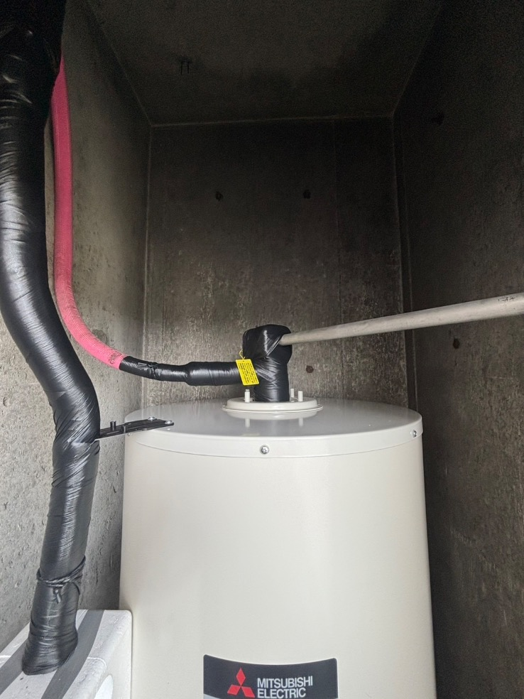 東芝電気温水器HPL-3725RMから三菱電気温水器SR-201G｜電気温水器交換工事｜東京都大田区｜マンション｜ジュネス馬込