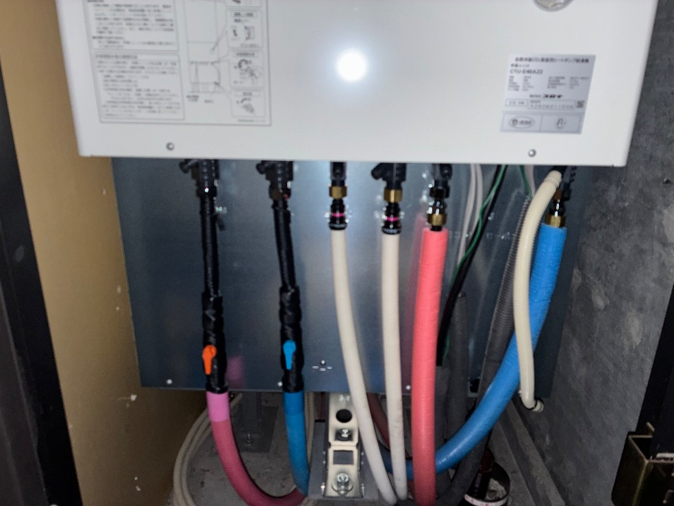 コロナエコキュートCTU-H4619ATからコロナエコキュートCHP-E46AZ2|エコキュート交換工事|東京都港区六本木|マンション|THE ROPPONGI TOKYO