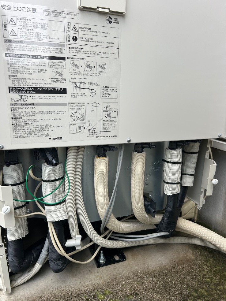 ダイキンエコキュートTUN37NFVからダイキンエコキュートEQX37ZFV｜エコキュート交換工事｜福島県石川郡玉川村｜