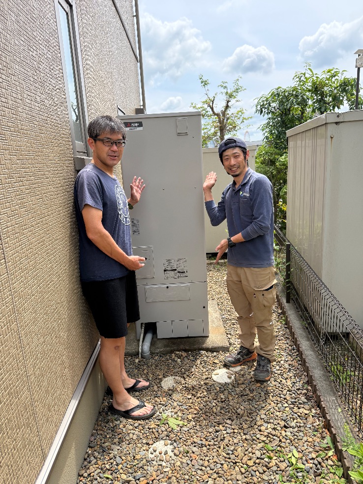 三菱 SRT-HPT37WX5から三菱 SRT-S377|エコキュート交換工事|千葉県印西市牧の原|