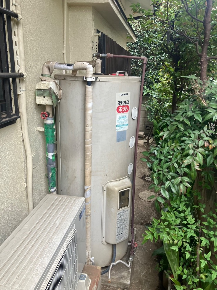 東芝エコキュートHPL-TL375RMから日立エコキュートBHP-FG37XU｜エコキュート交換工事｜東京都小平市上水本町｜
