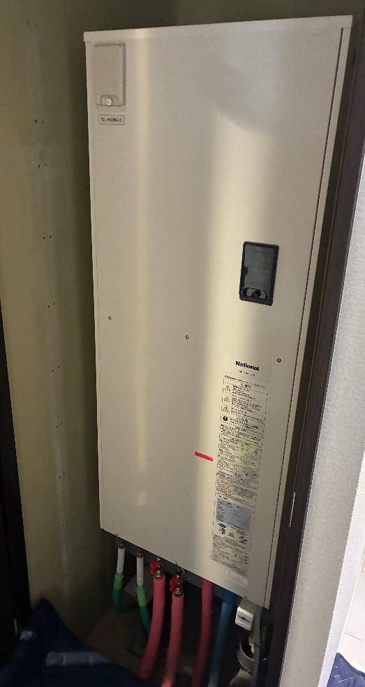 ナショナルエコキュートHE-30C1QMから三菱エコキュートSRT-W306D-2|エコキュート交換工事|東京都江東区東雲|マンション|キャナルファーストタワー
