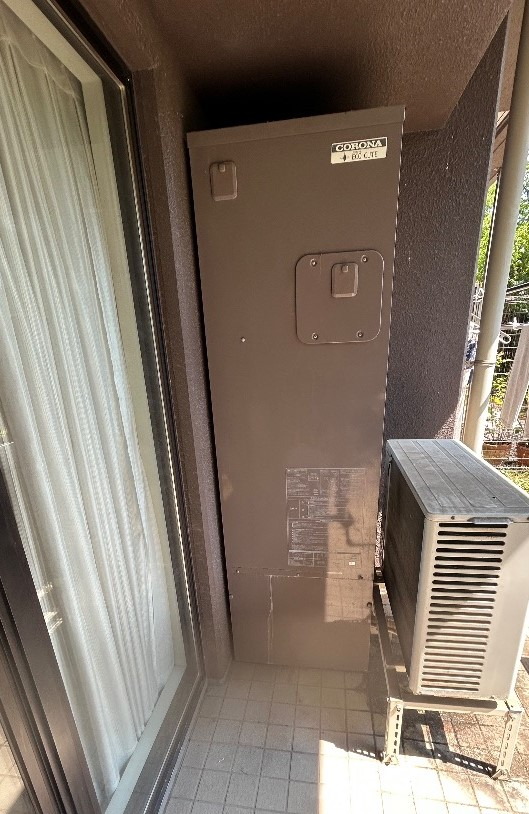 コロナエコキュートCTU-H3014AMからコロナエコキュートCHP-S30AZ1-12｜エコキュート交換工事｜東京都江東区北砂｜マンション｜東京スイートレジデンス
