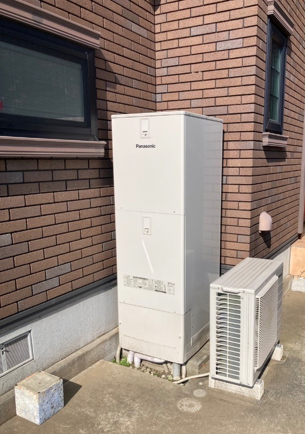 パナソニックエコキュートHE-SU37LQから三菱エコキュートSRT-S377U|エコキュート交換工事|千葉県八千代市大和田|
