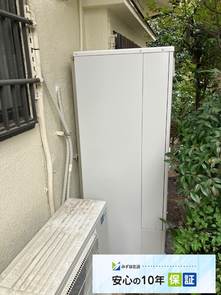 東芝エコキュートHPL-TL375RMから日立エコキュートBHP-FG37XU｜エコキュート交換工事｜東京都小平市上水本町｜