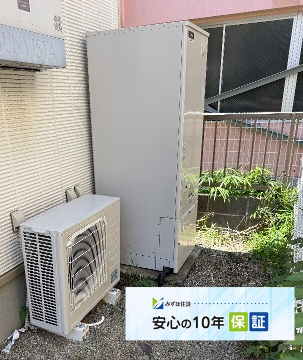 コロナエコキュートCTU-T371DA9から三菱エコキュートSRT-S377｜エコキュート交換工事｜神奈川県川崎市多摩区｜ 