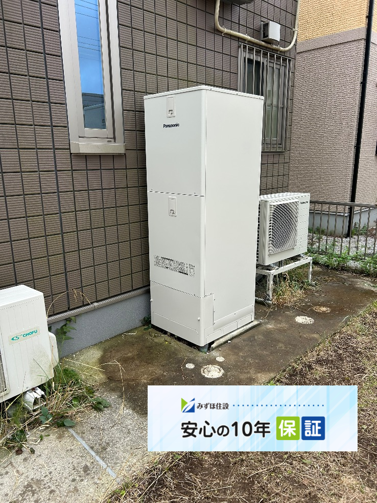 パナソニックエコキュートHE-K37DXからパナソニックエコキュートHE-SU37NQS｜エコキュート交換工事｜千葉県我孫子市南新木