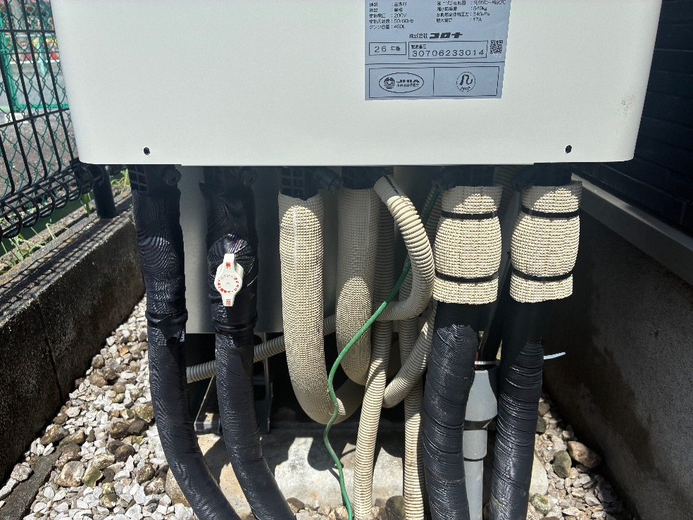 コロナエコキュートCTU-E462AX2からコロナエコキュートCHP-E462AZ2|エコキュート交換工事|埼玉県川越市神明町|