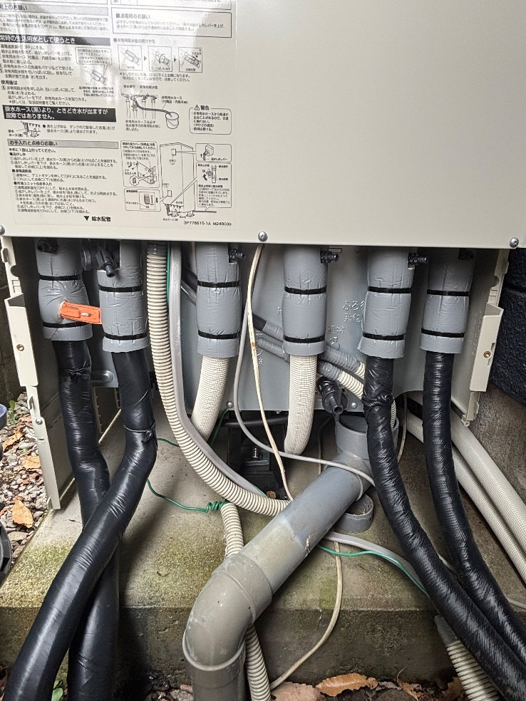 東芝エコキュートHWH-FB370CTからダイキンエコキュートEQX37ZFV｜エコキュート交換工事｜埼玉県秩父市寺尾｜