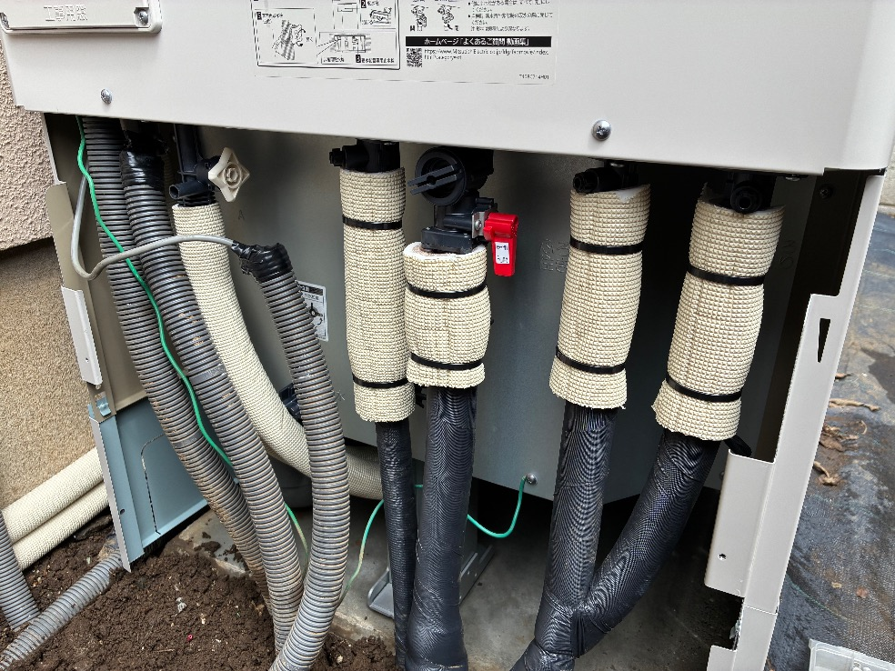 三菱エコキュートSRT-HPT46W2から三菱エコキュートSRT-S467｜エコキュート交換工事｜東京都三鷹市｜
