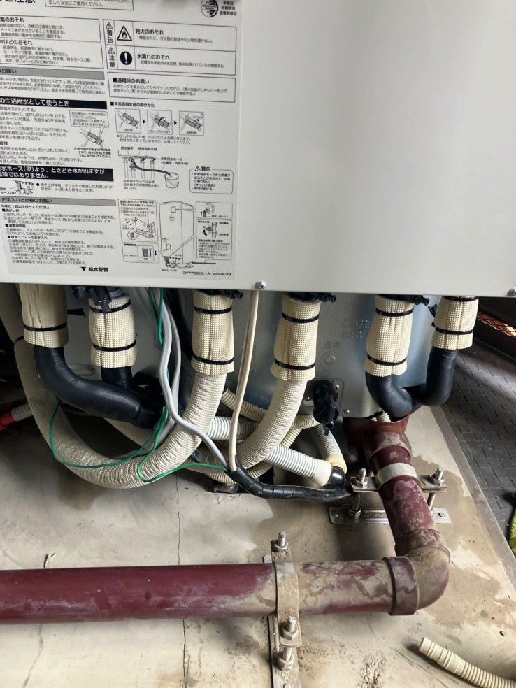 パナソニックエコキュートHE-K37BQからダイキンエコキュートEQX37ZFV｜エコキュート交換工事｜埼玉県さいたま市大宮区｜マンション｜ザ・ライオンズ大宮ウェリスレジデンス