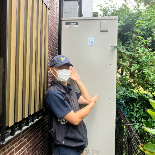 三菱エコキュートSRT-HPT37W4から三菱エコキュートSRT−S467 |エコキュート交換工事|埼玉県川越市小堤|