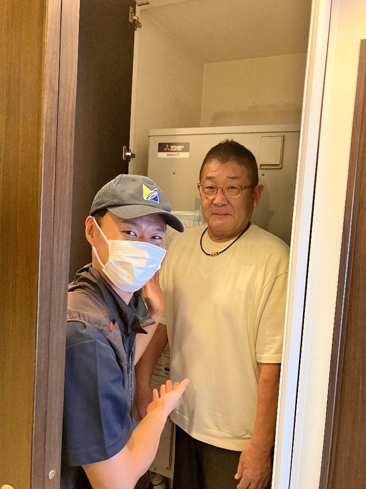 パナソニック電気温水器DH−46G4QUBMから三菱電気温水器SRT−J37WD5|電気温水器交換工事|埼玉県川口市安行領根岸|マンション|ライオンズマンション川口根岸台