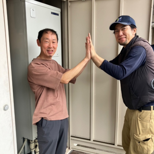 パナソニックエコキュートHE-30CQからコロナエコキュートCHP-S30AZ1-12｜エコキュート交換工事｜東京都足立区新田｜マンション｜ザ・ミッドランドアベニュー
