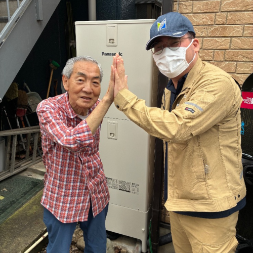 ダイキンエコキュートTU37JFCVからパナソニックエコキュートHE-S37NQS｜エコキュート交換工事｜東京都北区赤羽台｜
