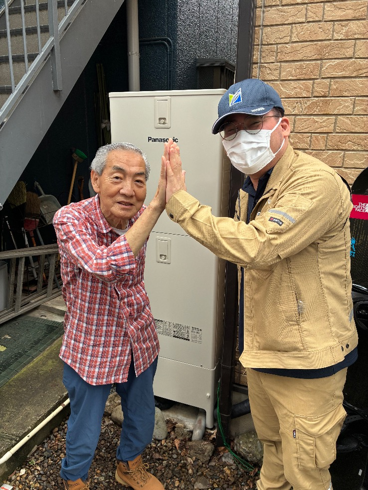 ダイキンエコキュートTU37JFCVからパナソニックエコキュートHE-S37NQS｜エコキュート交換工事｜東京都北区赤羽台｜ 