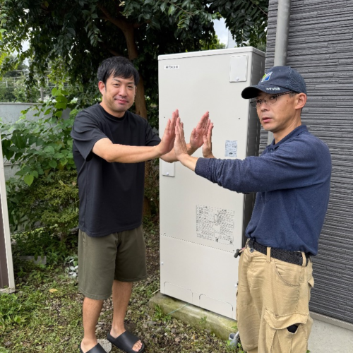 日立エコキュートBHP-TA37Nから日立エコキュートBHP-FG37XU|エコキュート交換工事|群馬県安中市松井田町人見|