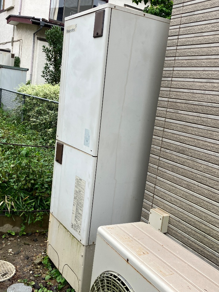 ハウステックエコキュートHHR-AT376HATから三菱エコキュートSRT-S377U｜エコキュート交換工事｜神奈川県鎌倉市極楽寺台｜