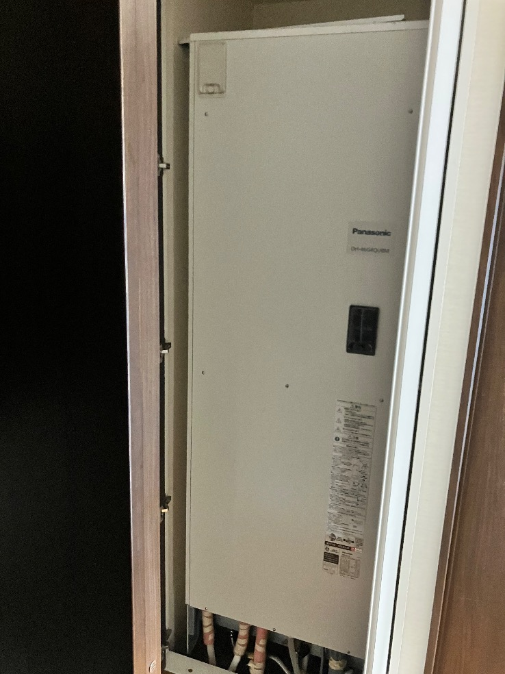 パナソニック電気温水器DH−46G4QUBMから三菱電気温水器SRT−J37WD5|電気温水器交換工事|埼玉県川口市安行領根岸|マンション|ライオンズマンション川口根岸台