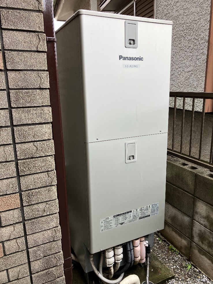 パナソニックエコキュートHE-JU37HQからダイキンエコキュートEQX37ZFV｜エコキュート交換工事｜千葉県柏市豊住｜ 