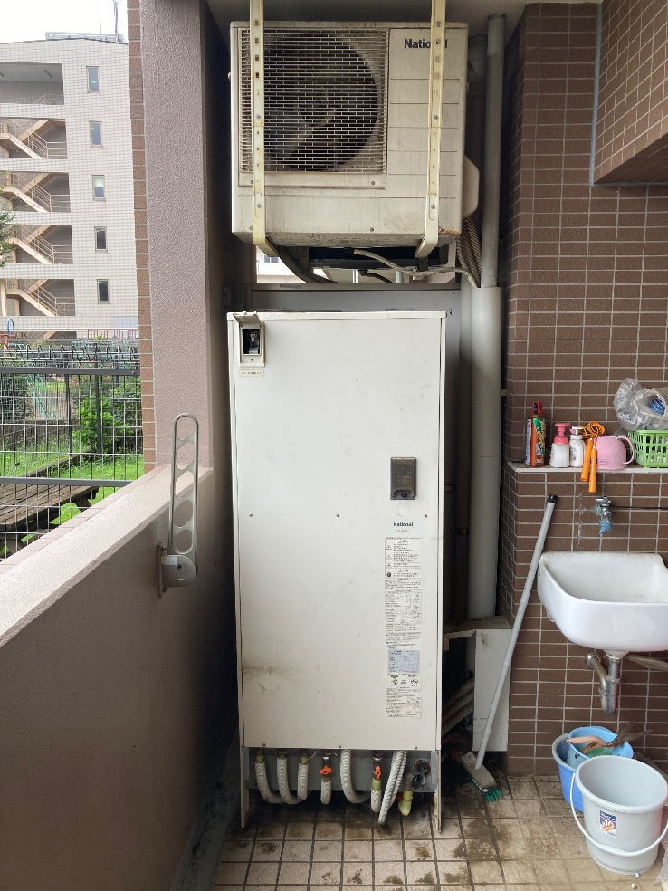 パナソニックエコキュートHE-37K2Qから三菱エコキュートSRT-S377｜エコキュート交換工事｜千葉県野田市宮崎｜マンション｜エクセレントプレイスドリームマークス