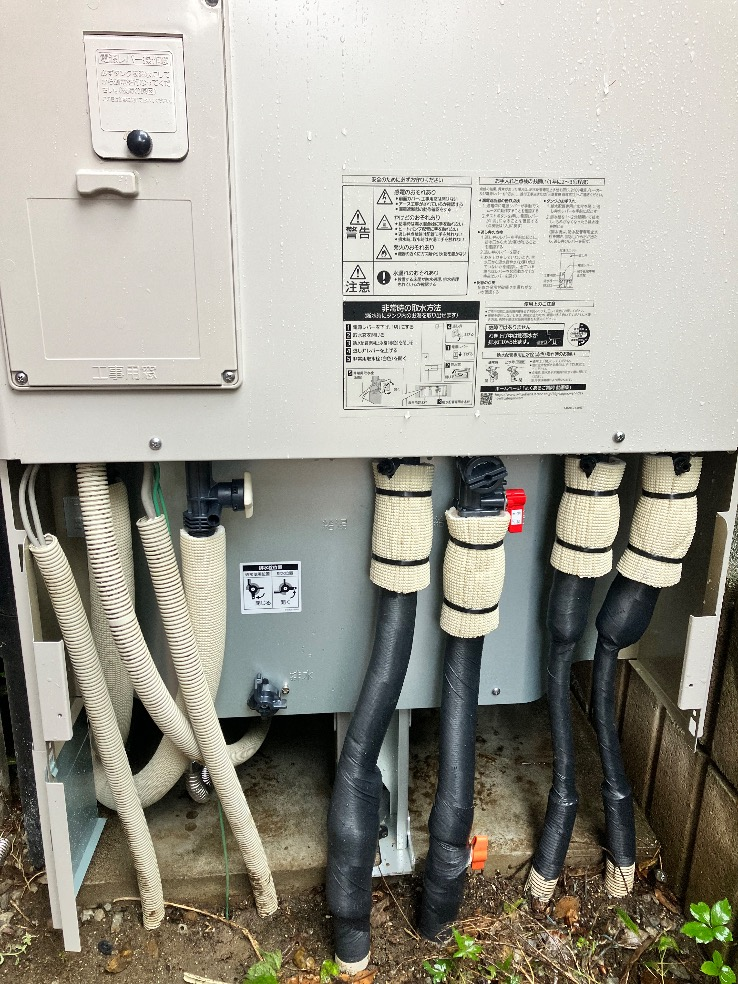 三菱エコキュートSRT-HPT37W4から三菱エコキュートSRT−S467　｜エコキュート交換工事｜埼玉県川越市小堤｜