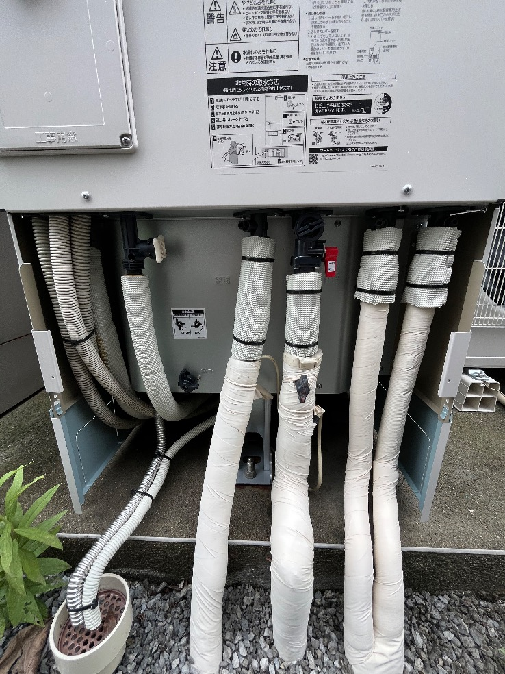 三菱エコキュートSRT-HPT37W5から三菱エコキュートSRT-S377｜エコキュート交換工事｜東京都足立区栗原町｜マンション｜クレスト 