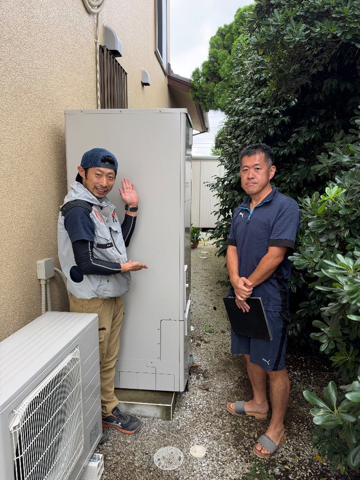 ダイキンエコキュートTU37KFVから三菱エコキュートSRT-S377U｜エコキュート交換工事｜埼玉県川越市鯨井｜ 