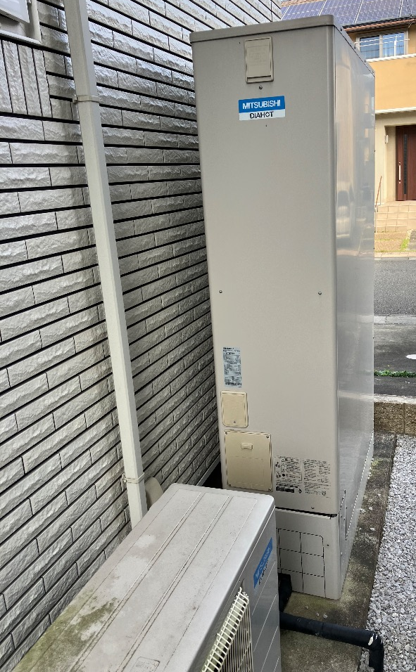 三菱エコキュートSRT-HPT37WUZ8から三菱エコキュートSRT-S375｜エコキュート交換工事｜埼玉県東松山市あずま町｜