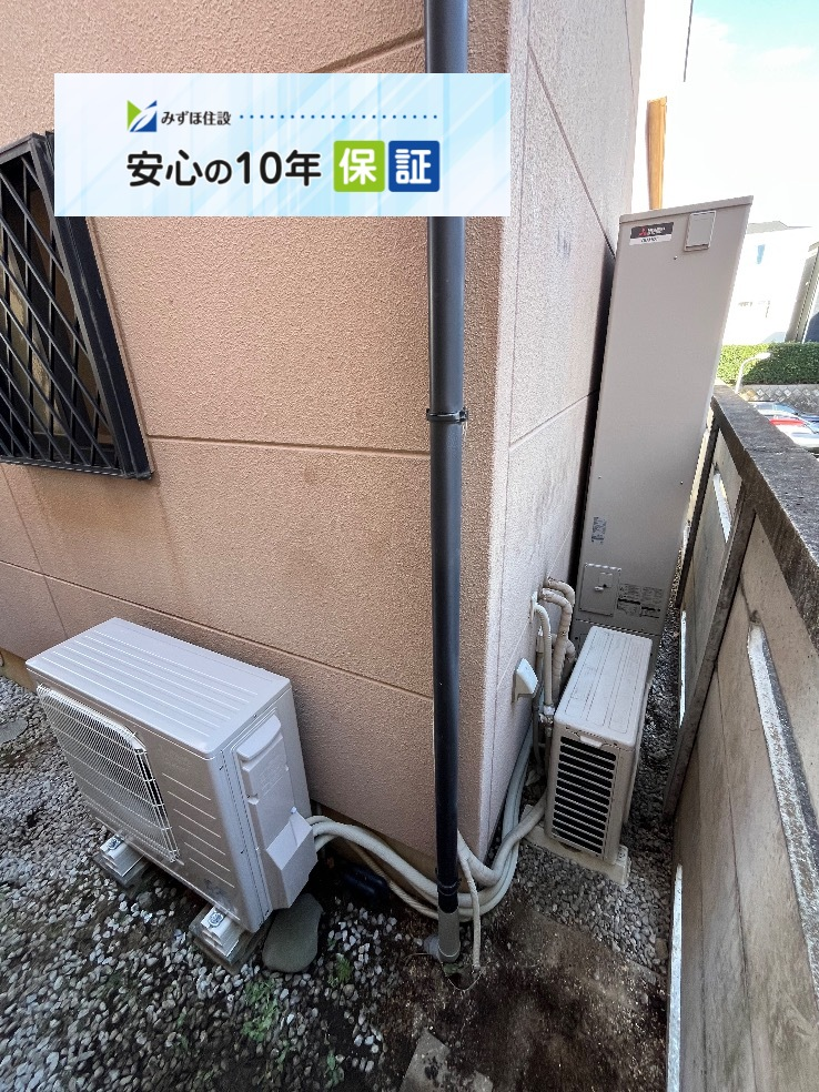 三菱エコキュートSRT-HPT43WUZ5から三菱エコキュートSRT-S437UZ｜エコキュート交換工事｜埼玉県さいたま市中央区｜ 