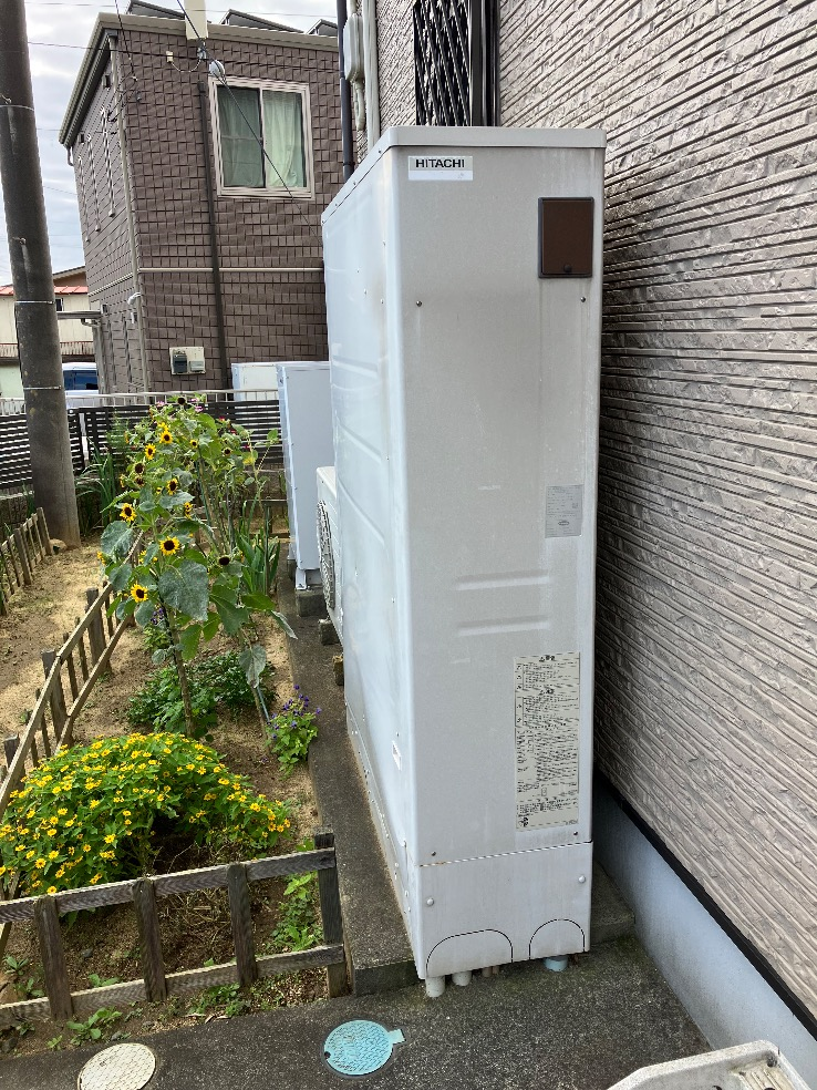 日立エコキュートBHP-TASV462からパナソニックエコキュートHE-JXU46NQS｜エコキュート交換工事｜茨城県日立市本宮町｜