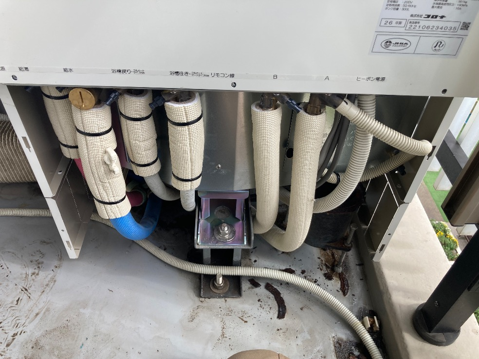 コロナエコキュートCHP-S30AZ1-12からコロナエコキュートS30AZ1-12|エコキュート交換工事|千葉県船橋市上山町|マンション|ザ・ガーデンプレミアム